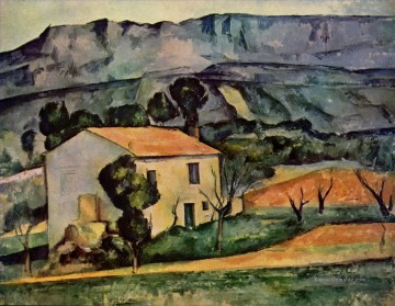  provence - Häuser in der Provence in der Nähe von Gardanne Paul Cezanne berg
